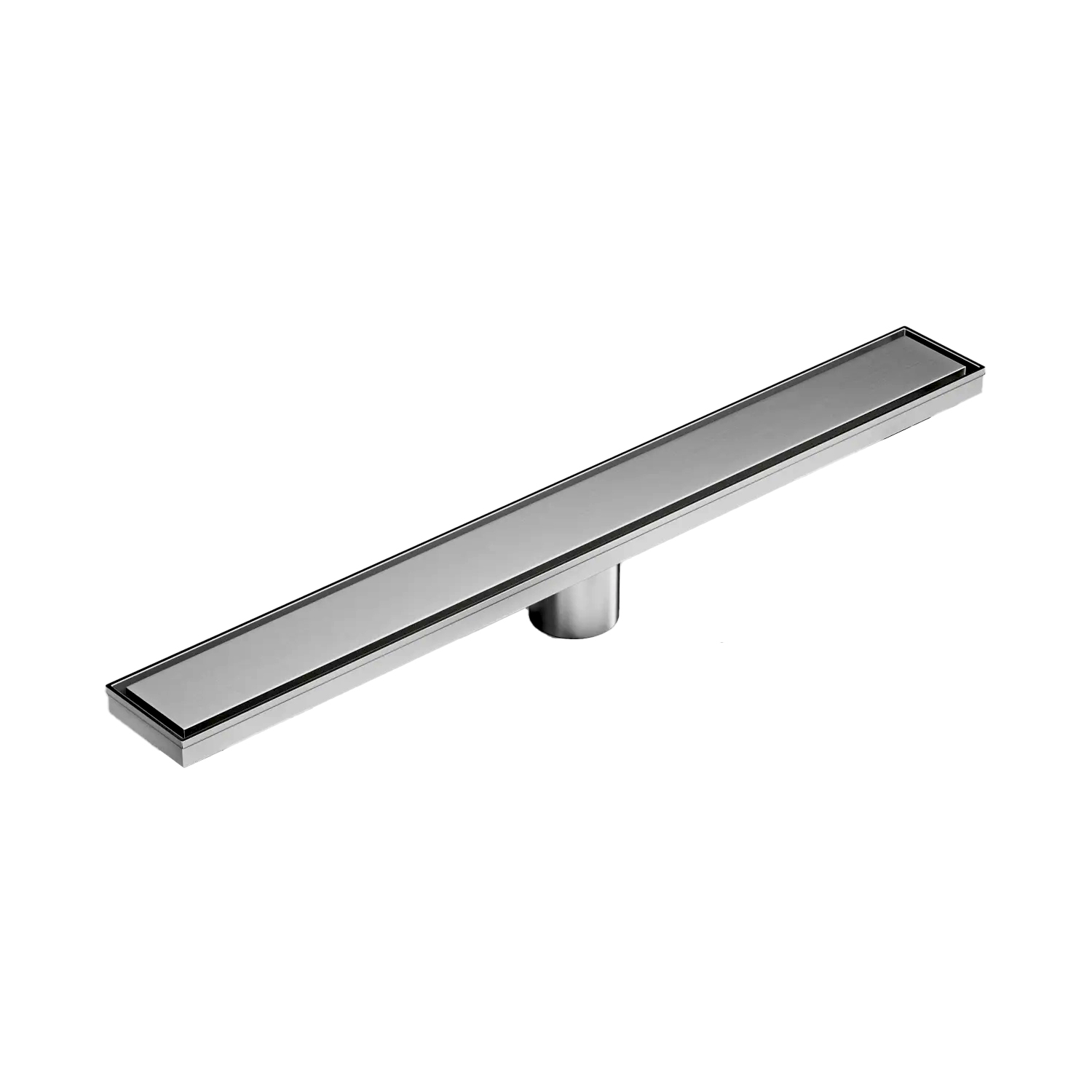Eurospring SD-05 10x60cm polished 304 stainless steel hidden-tile linear floor drain