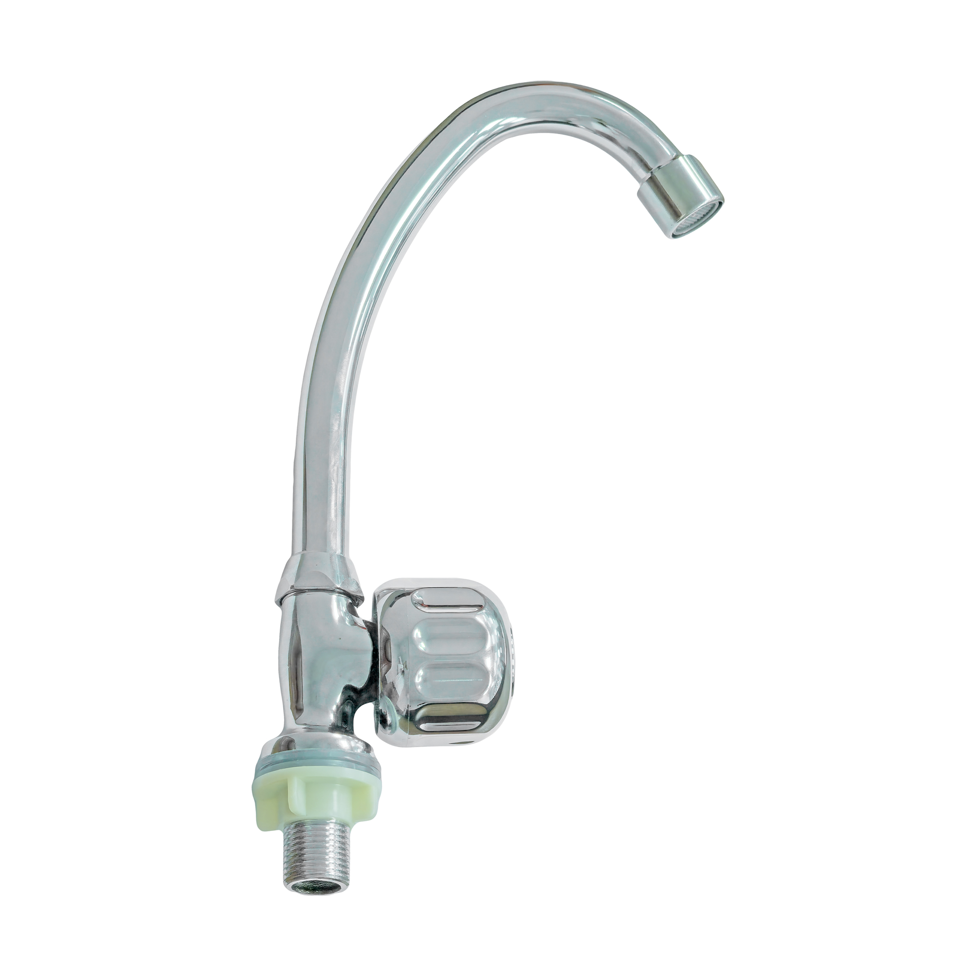 Eurospring SK-03 chrome single-knob deck-mounted cold-only kitchen pillar tap in solid brass