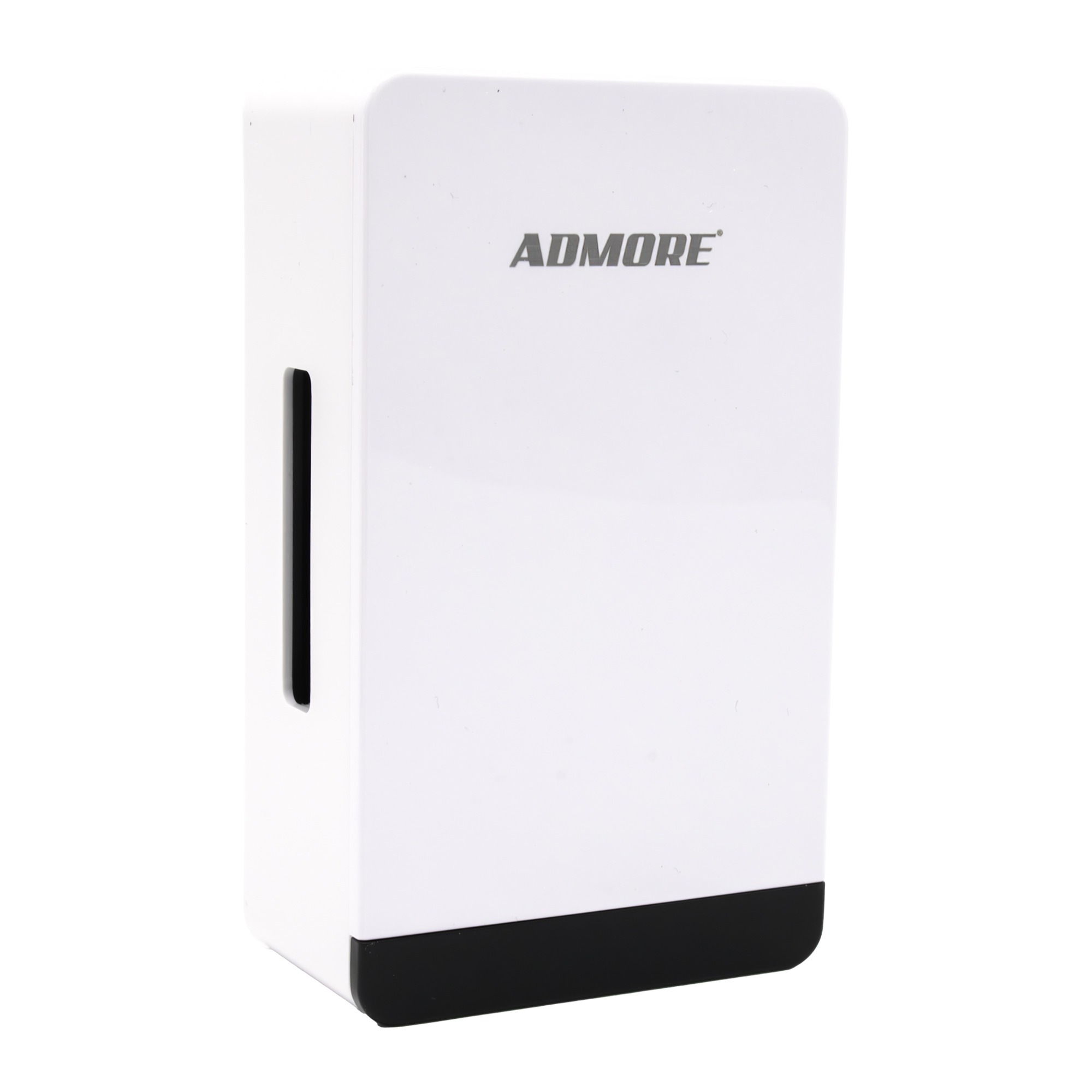 Admore A-DB09 electronic ding-dong door chime in white PVC, wired AC single-tone wall-mount unit
