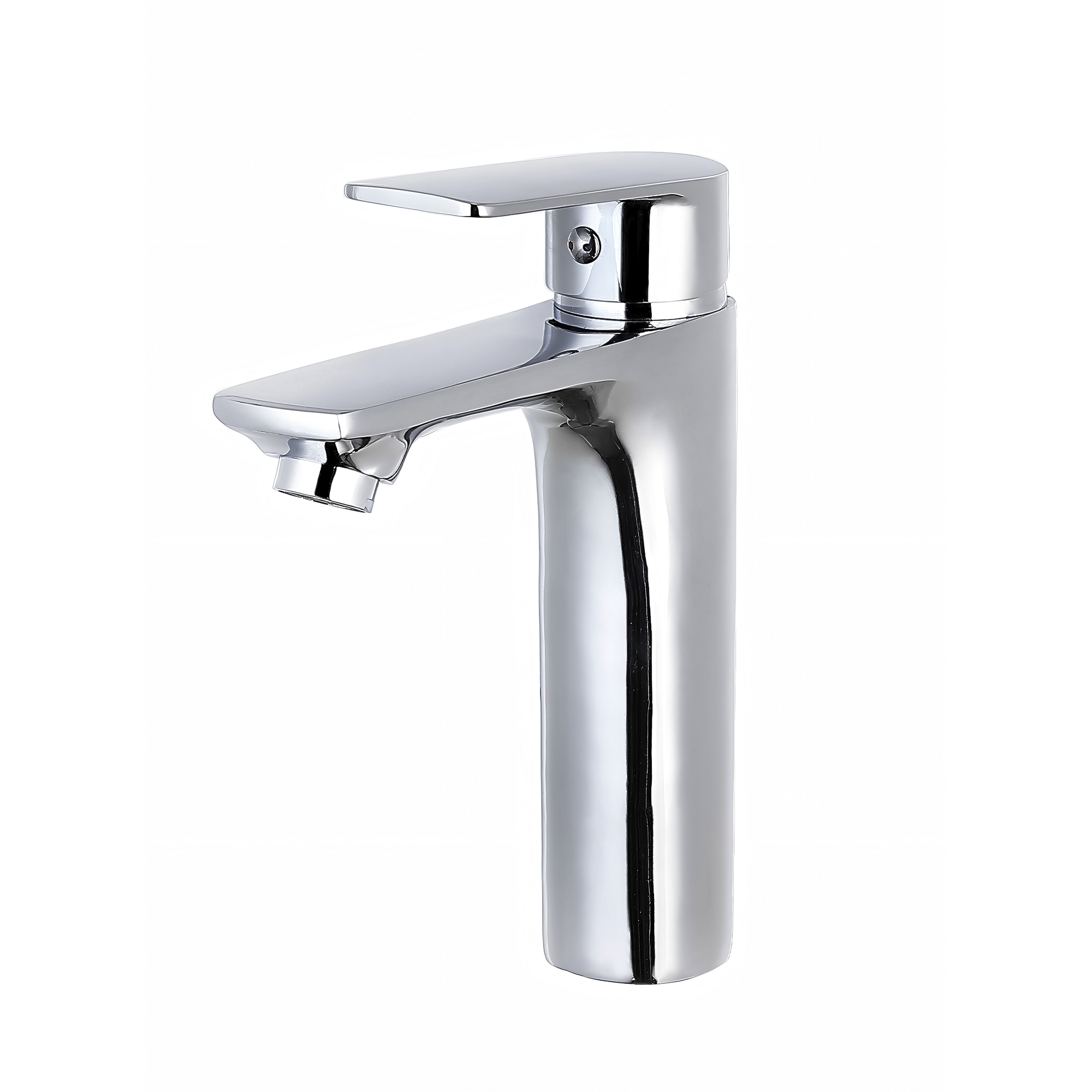Eurospring Modern High-Rise Wash Basin Mixer — Solid Brass, Chrome (E-FM1)