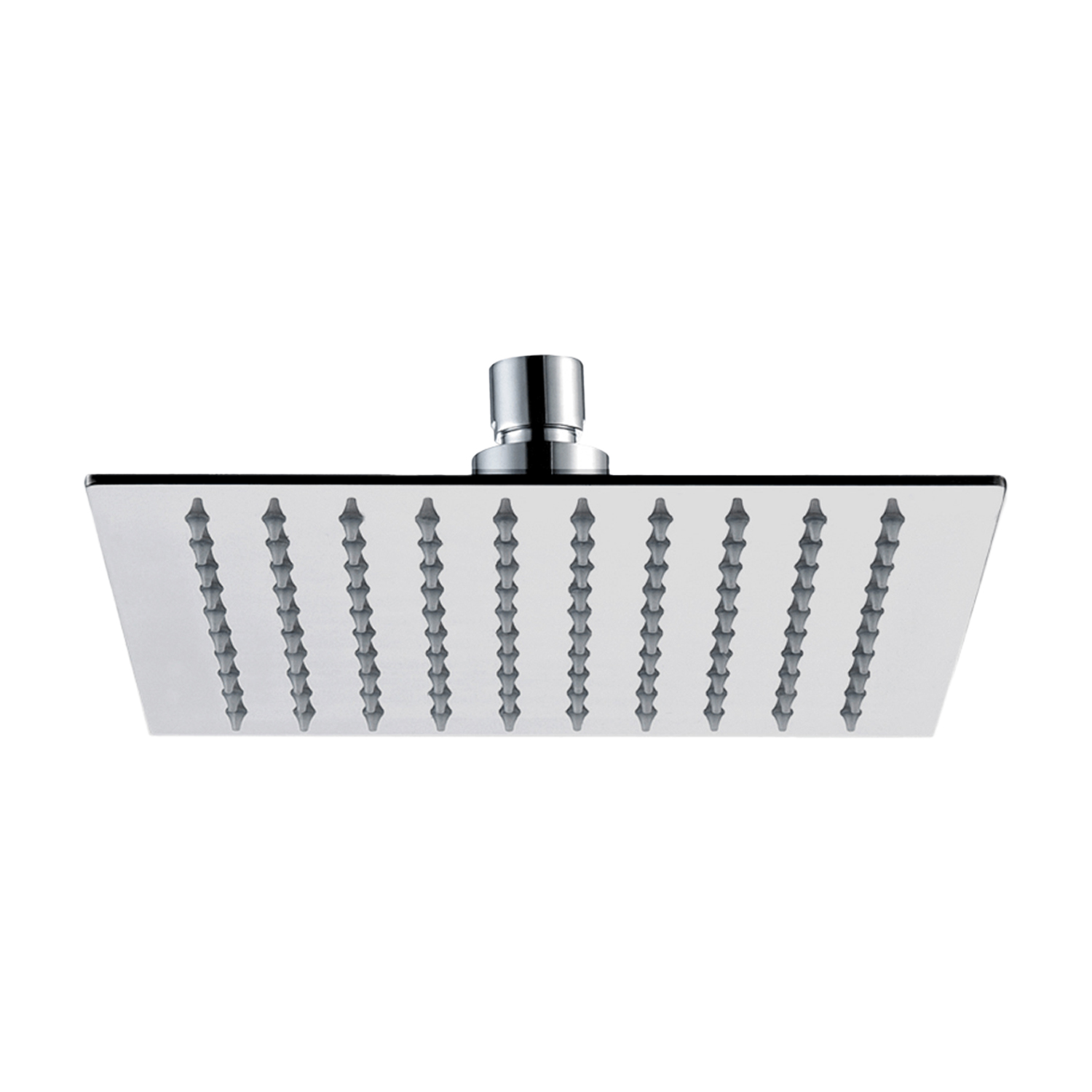 Eurospring SH-17 12 inch square 304 stainless steel rain shower head with chrome finish