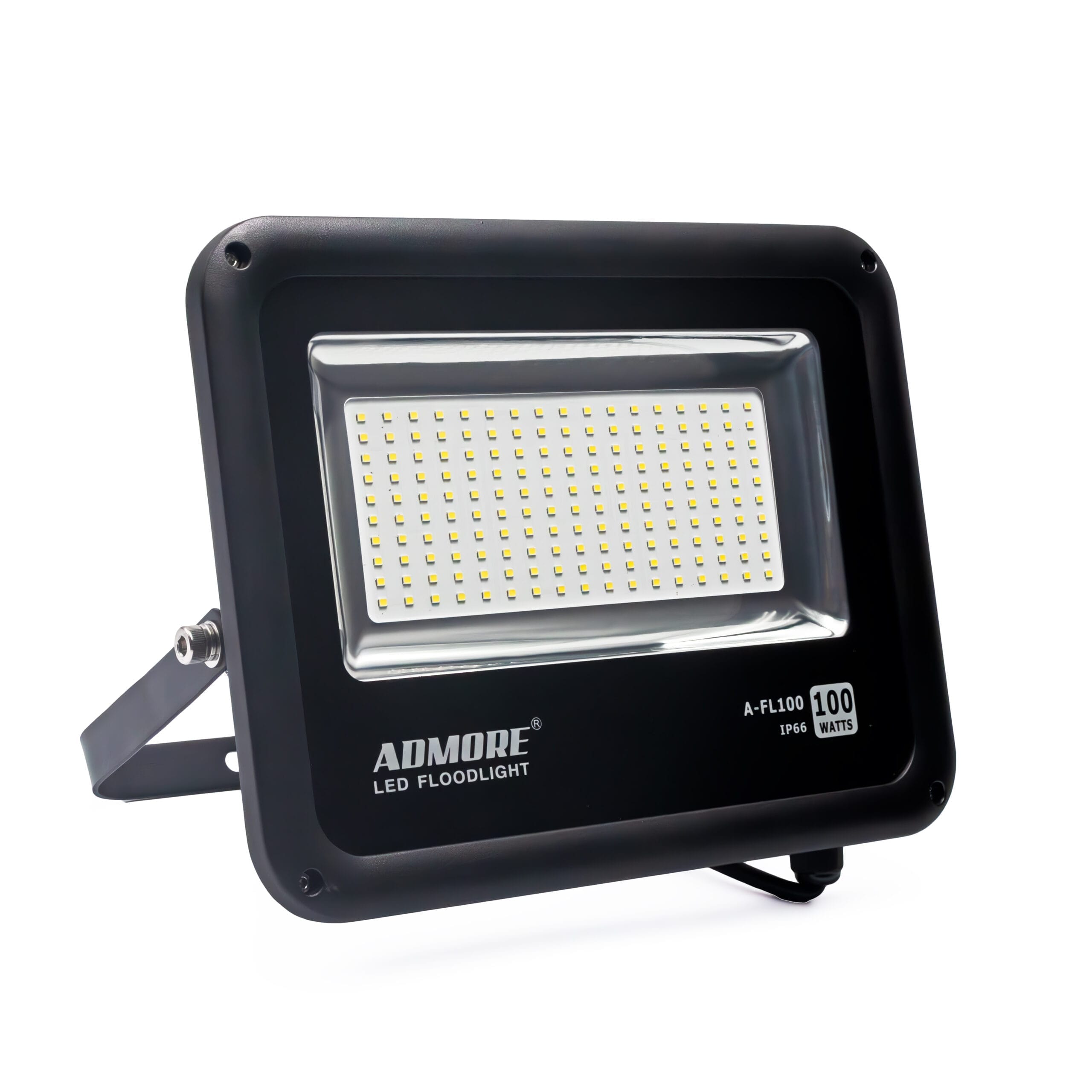 Admore 100W Slim LED Flood Light — Daylight 6000-6500K, Wall-Mount (A-FL100)