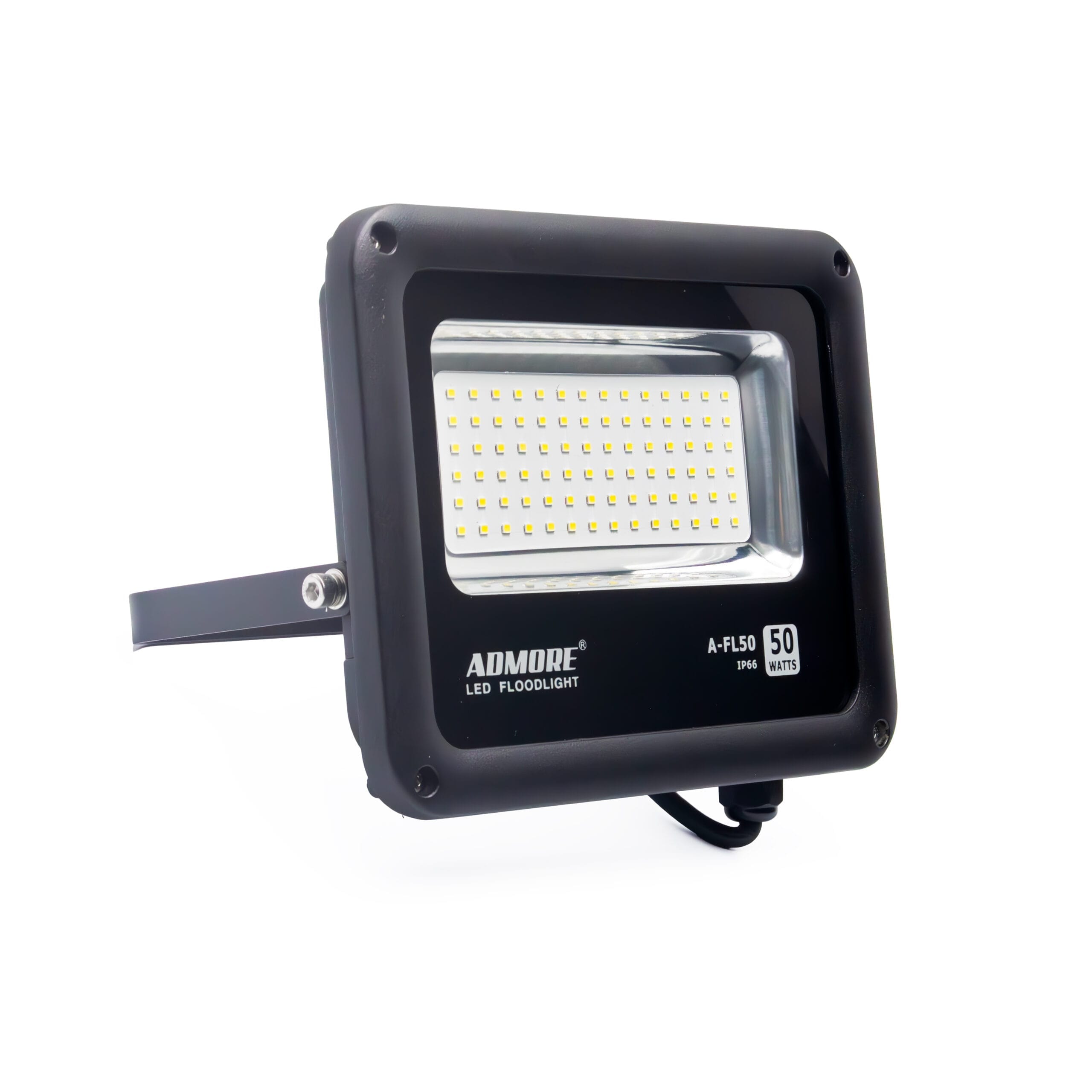Admore 50W Slim LED Flood Light — Daylight 6000-6500K, Wall-Mount (A-FL50)