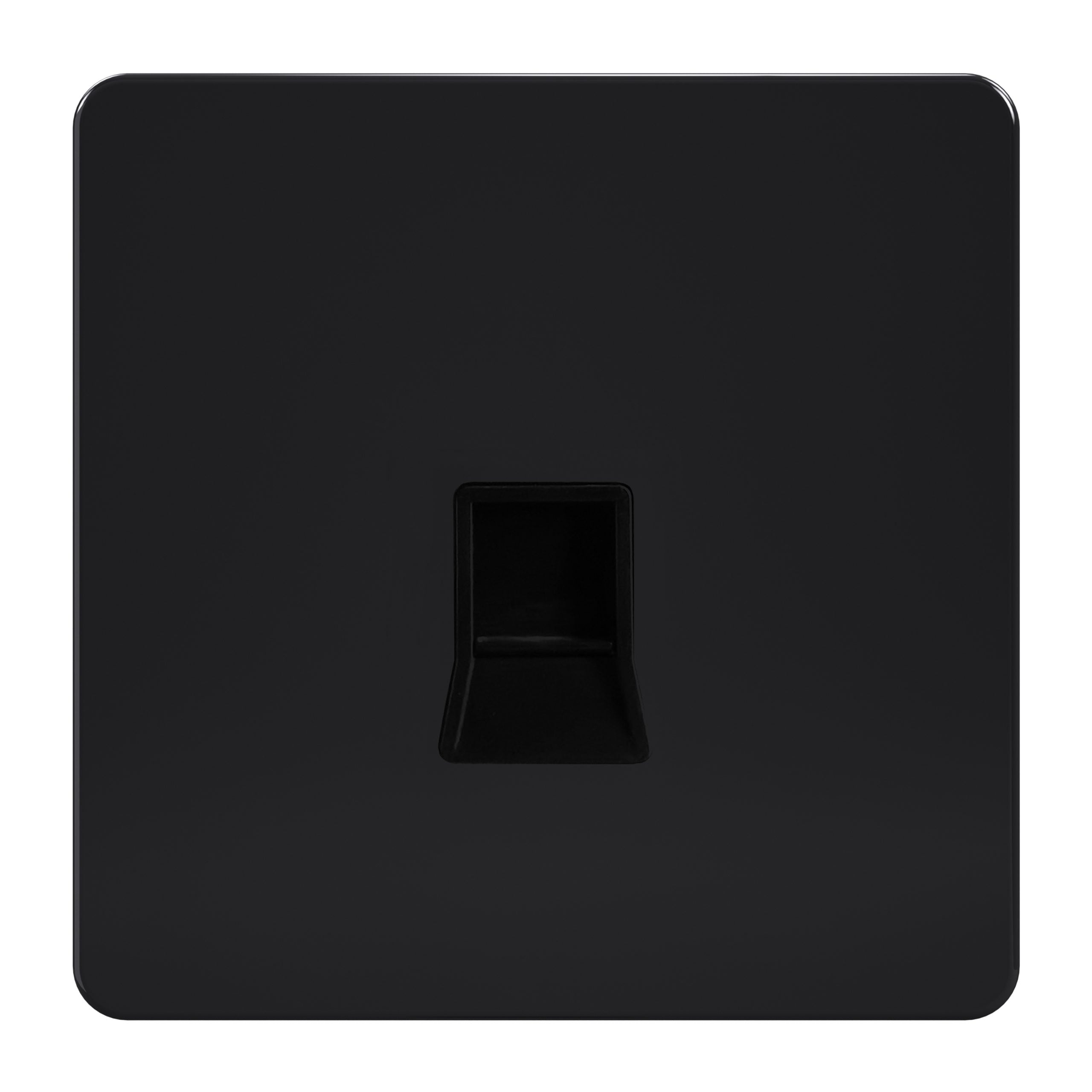 Admore RJ45 1 Gang Cat-6 Data Socket — Black Nickel Metal Series (AB4146)