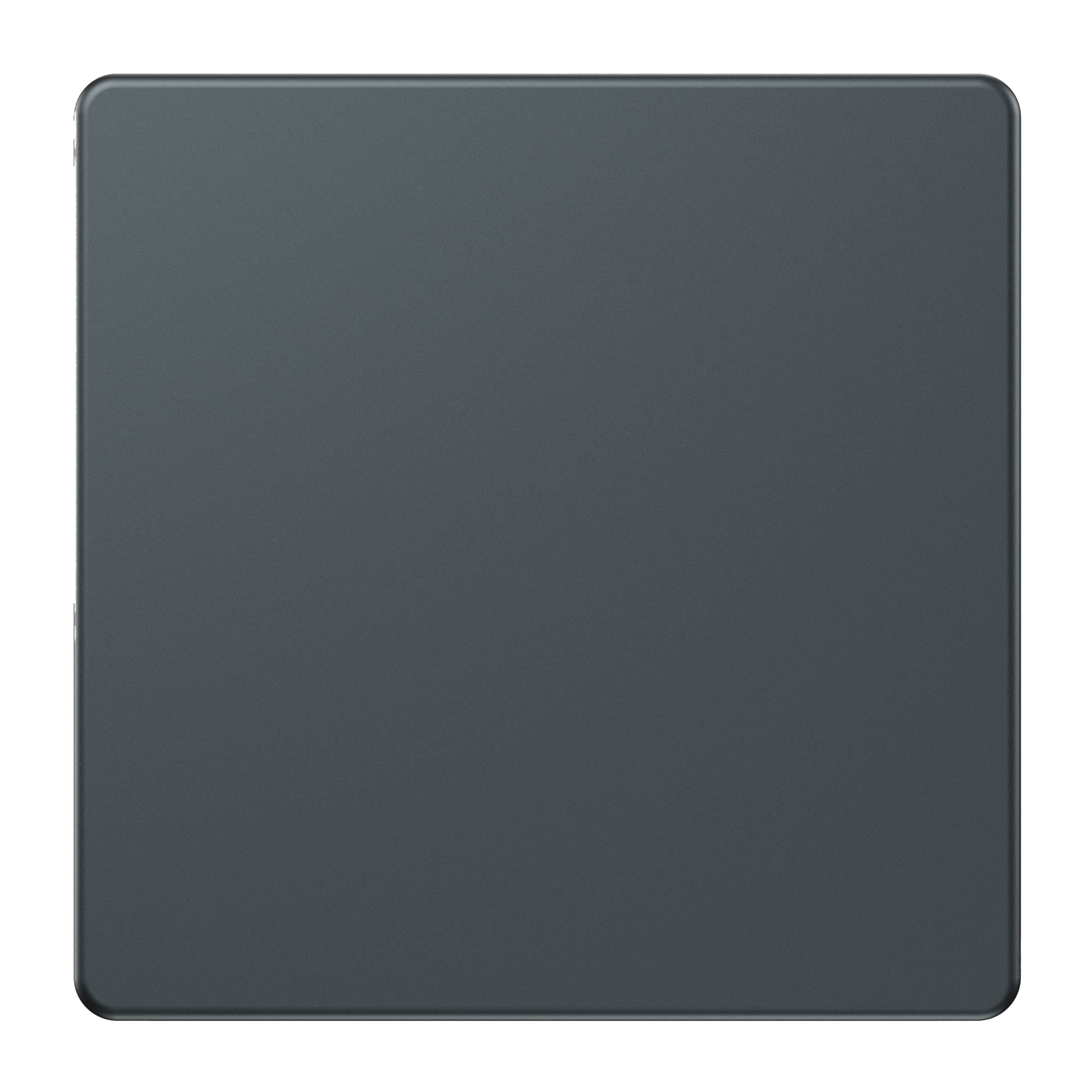 Admore 1 Gang Blank Plate — Spruce Blue Metal Series (AS401)