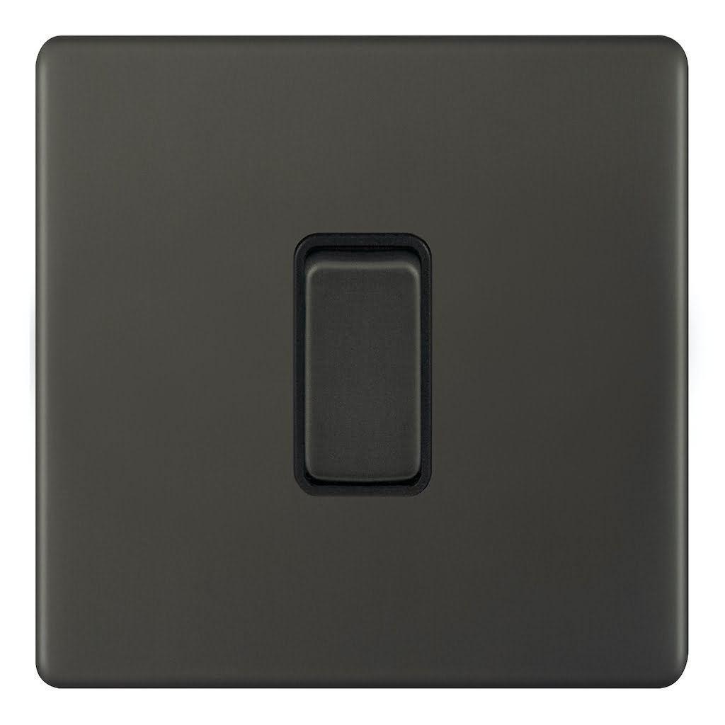 Admore 1 Gang 2 Way Switch — Umber Metal Series (AU302)