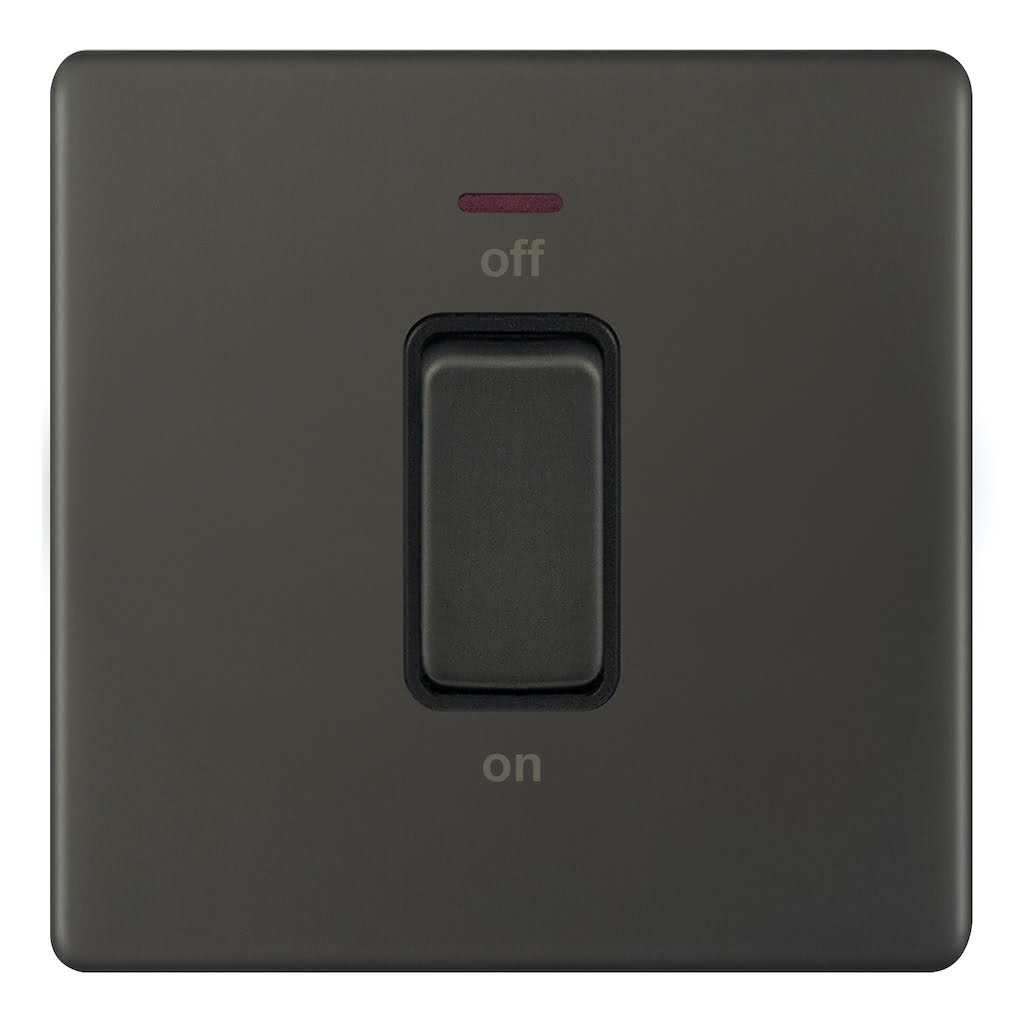 Admore 45A DP Switch (3×3) — Umber Metal Series (AU327)