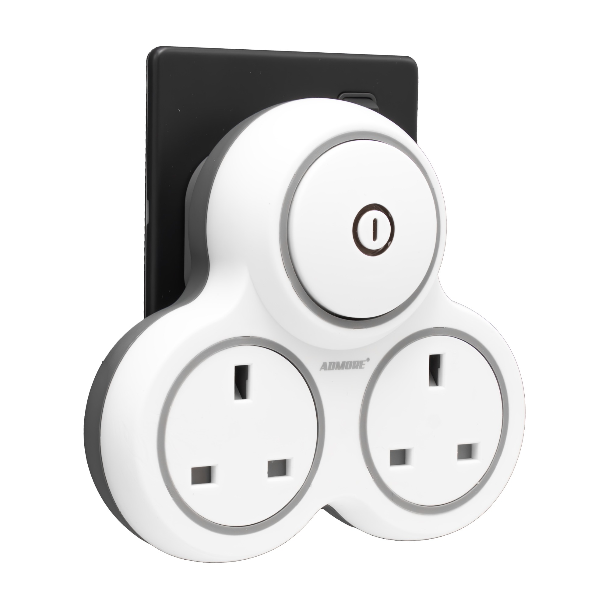 A-A2SS | Admore 2 Gang Multi-plug Socket Adapter