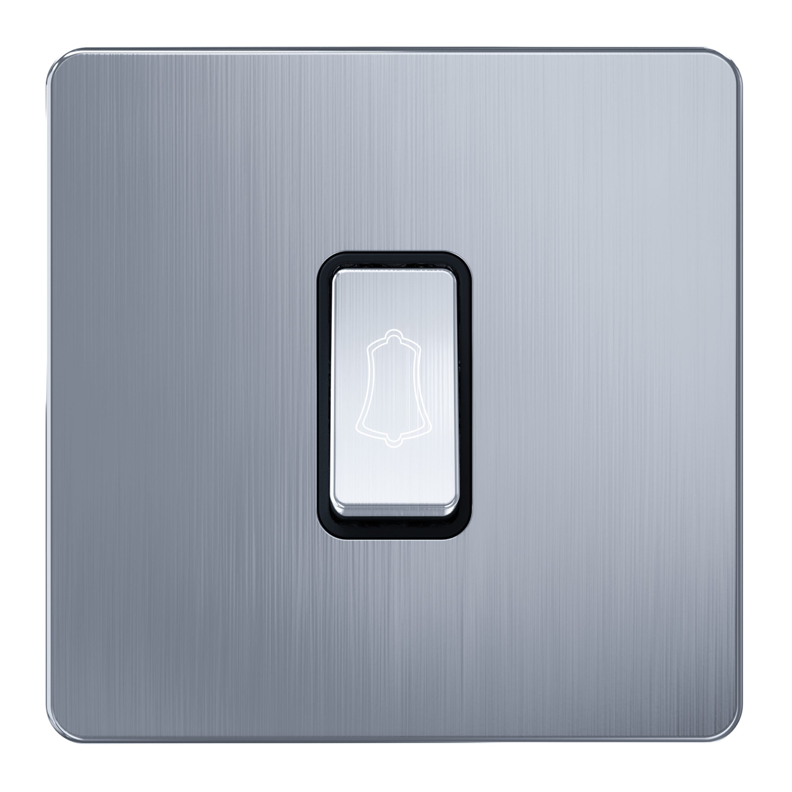 Admore Bell Push Switch — Chrome Metal Series (AC317)