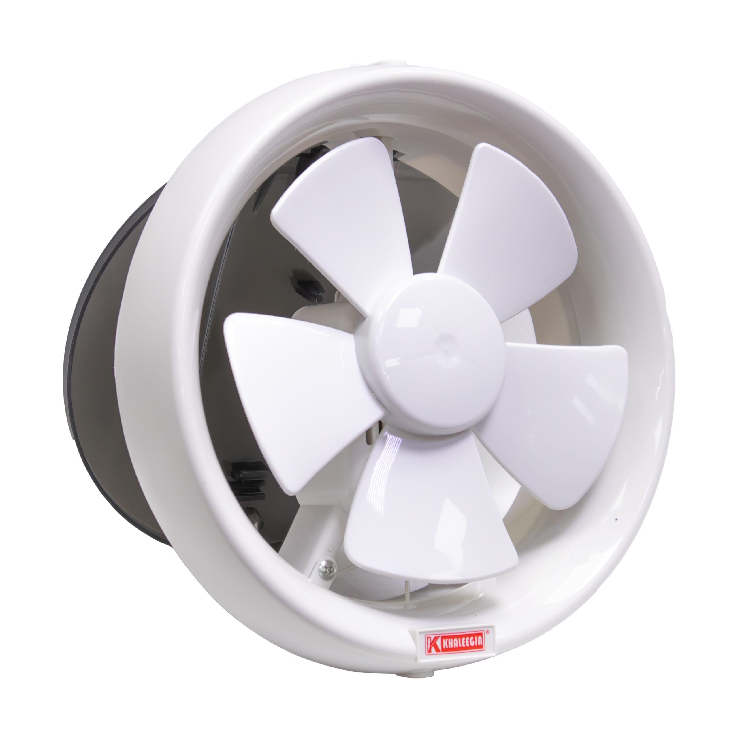 Khaleegia 8" Round Glass Exhaust Fan — Pull-String Shutter, 284 CFM (K-C8 Plus)