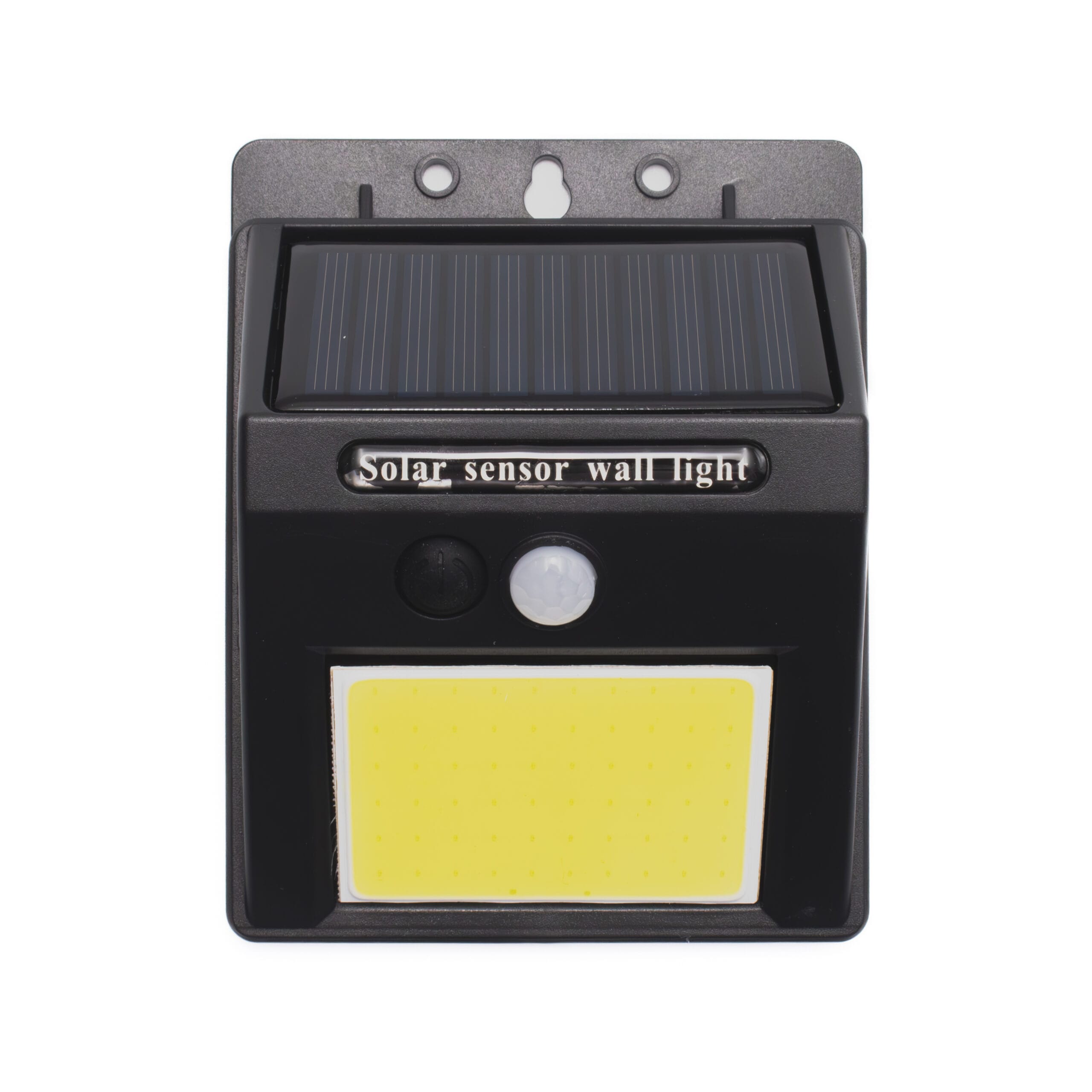 Roska 10W Solar LED Wall Light with PIR Motion Sensor + COB LED Panel — Compact Outdoor IP65 (R-SWL10W)