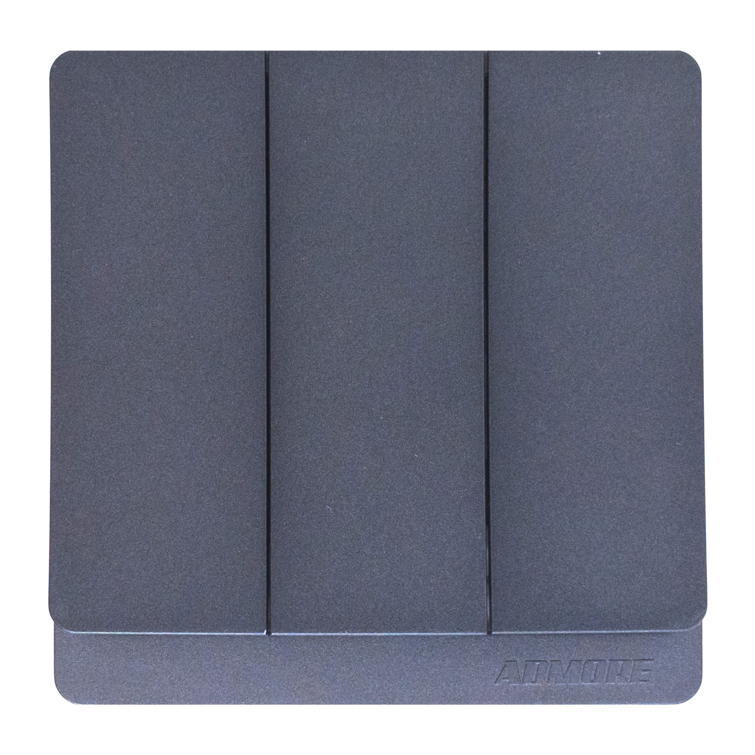 Admore 3 Gang 2 Way Switch — PC Classic Range Grey (P-S006)