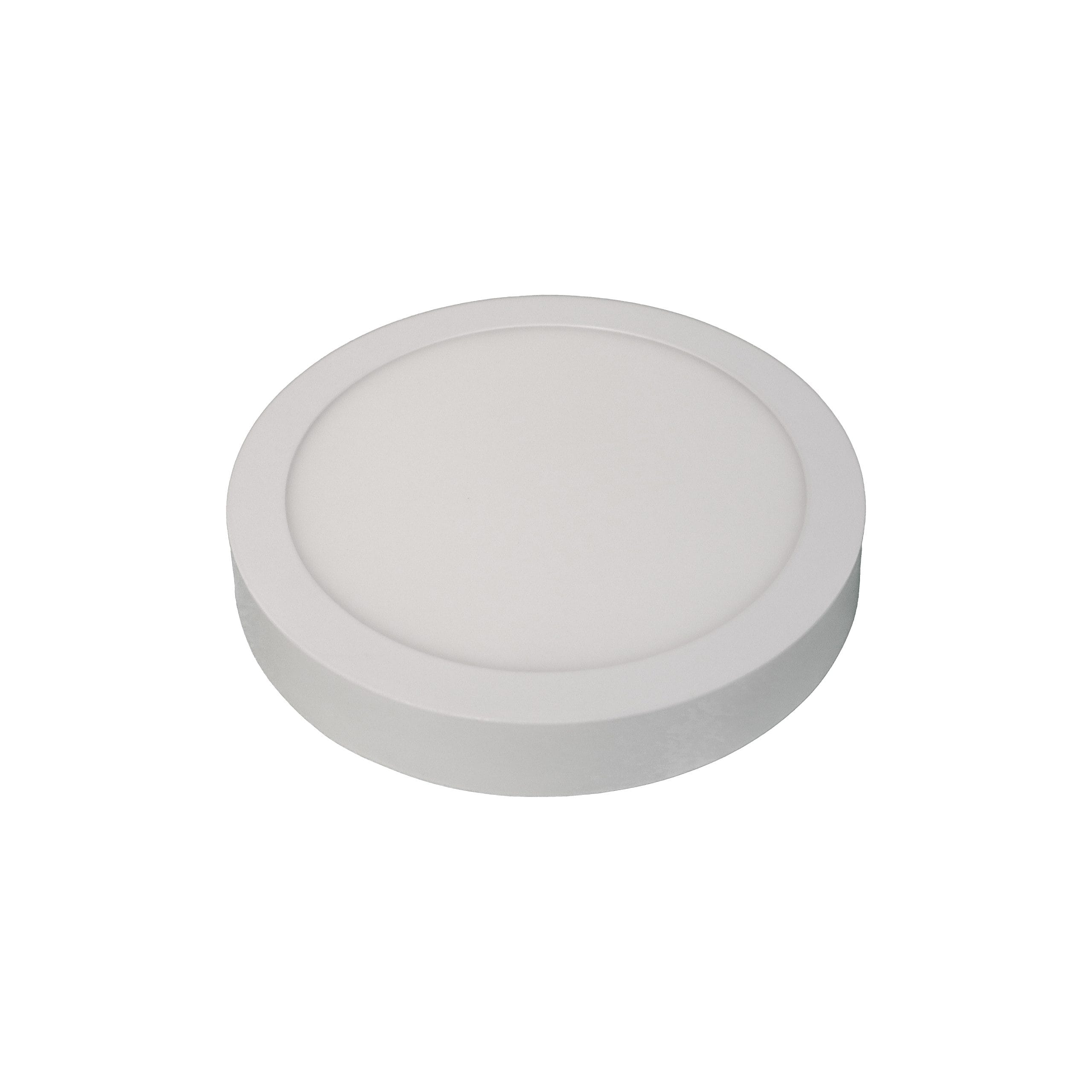 Roska 12W Round Surface-Mount LED Panel Light — Daylight 6500K (R-12RPS-DL)