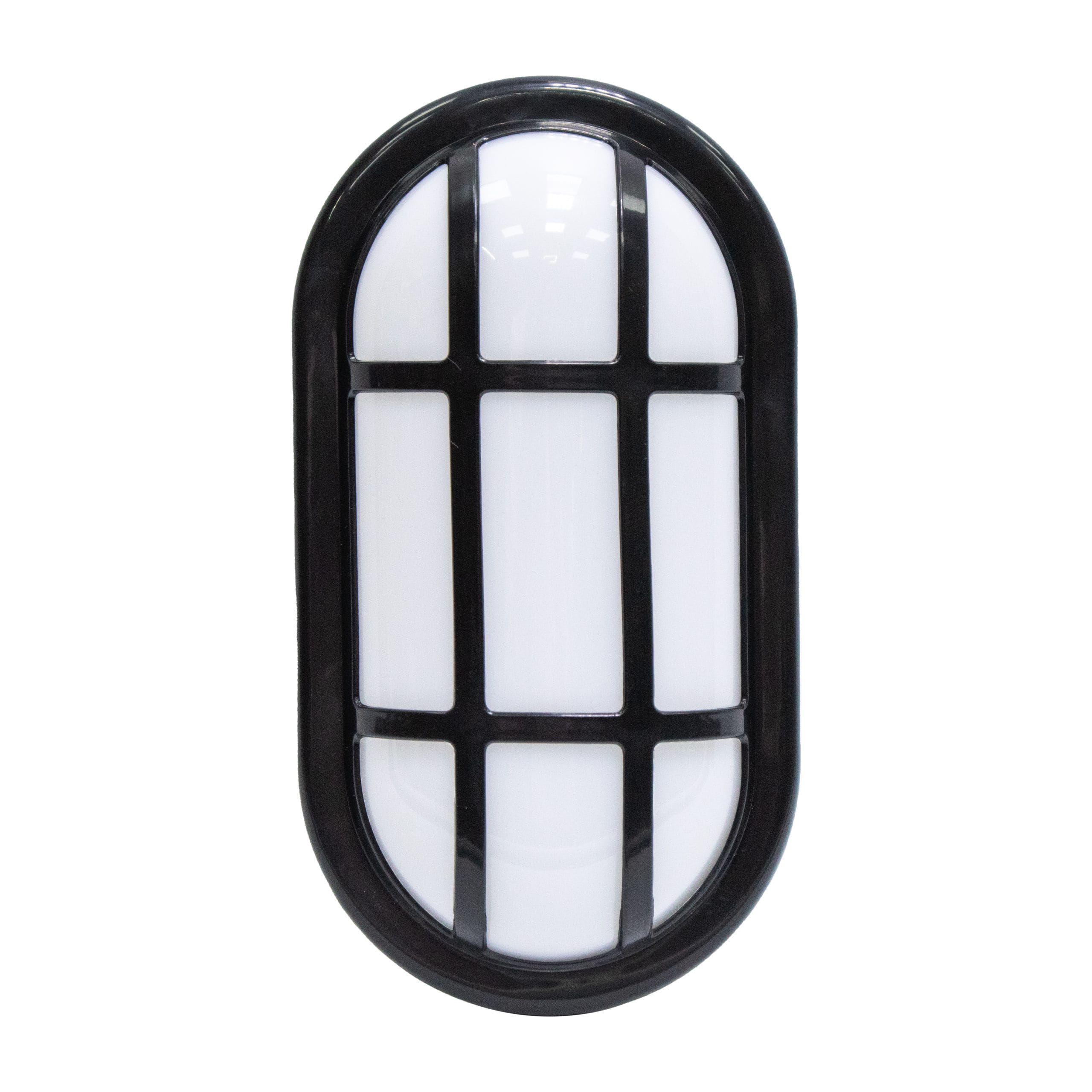 Roska 18W LED Bulkhead Wall Light with Black Grill (R-18WGB)
