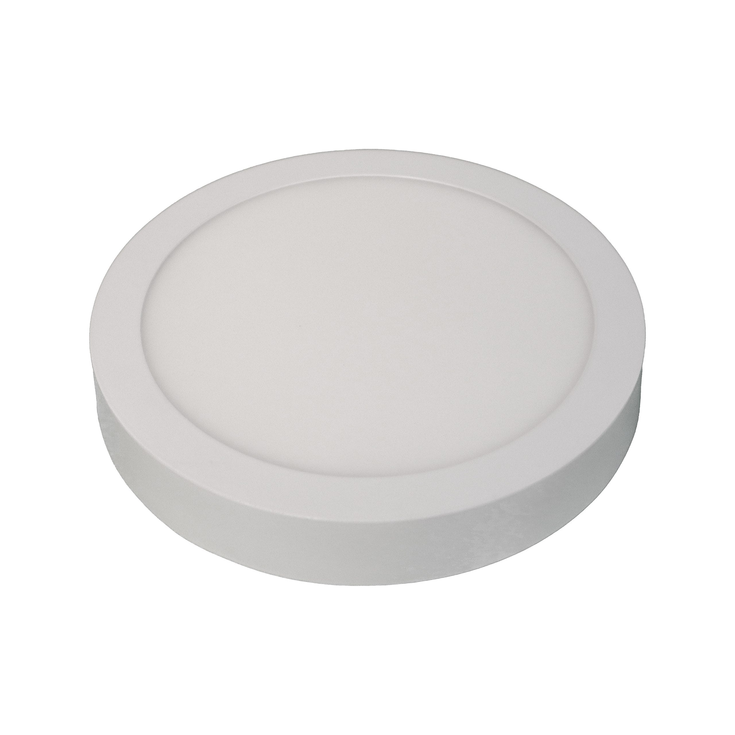 Roska 18W Round Surface-Mount LED Panel Light — Warm White 3000K (R-18RPS-WW)