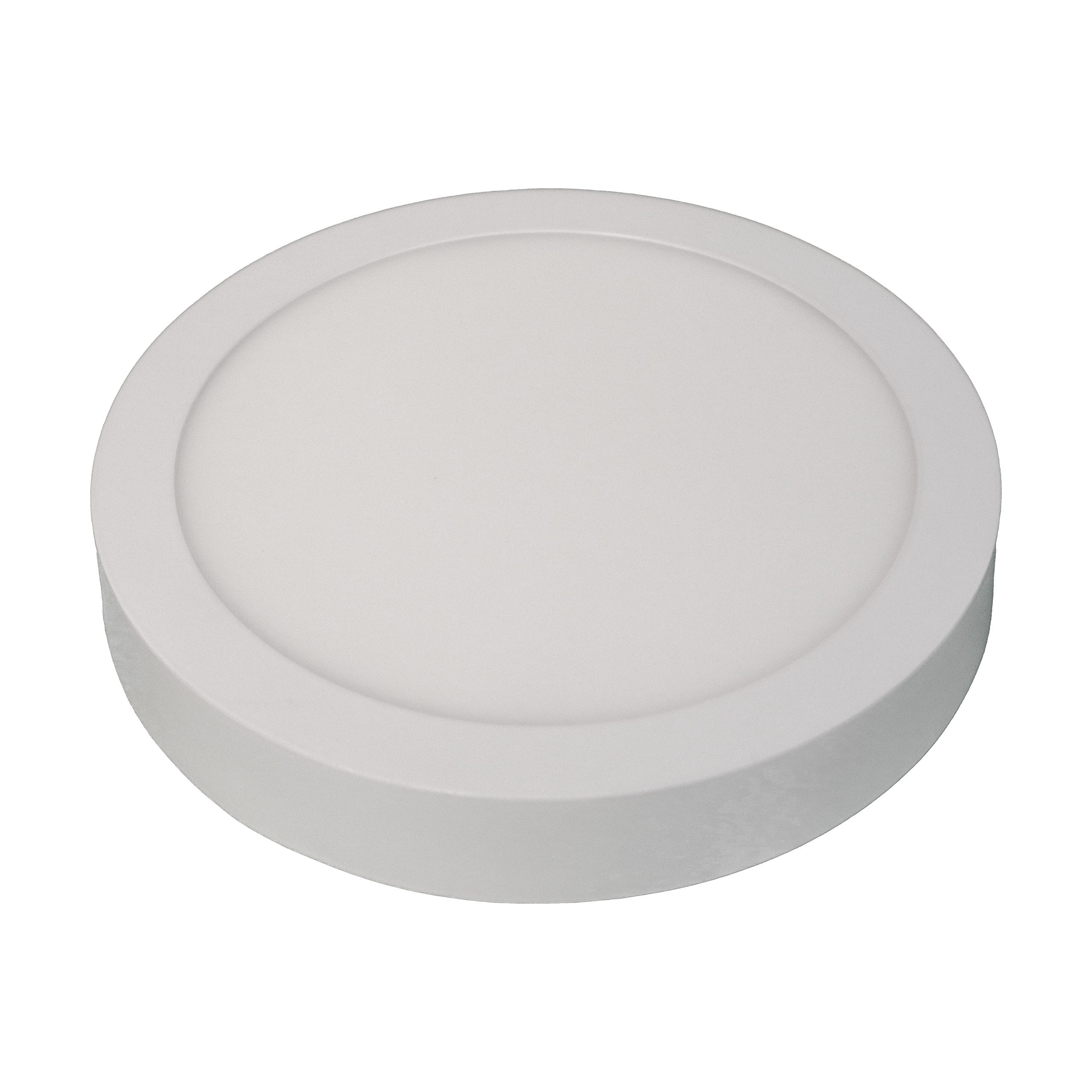 Roska 20W Round Surface-Mount LED Panel Light — Daylight 6500K (R-20SPR-DL)