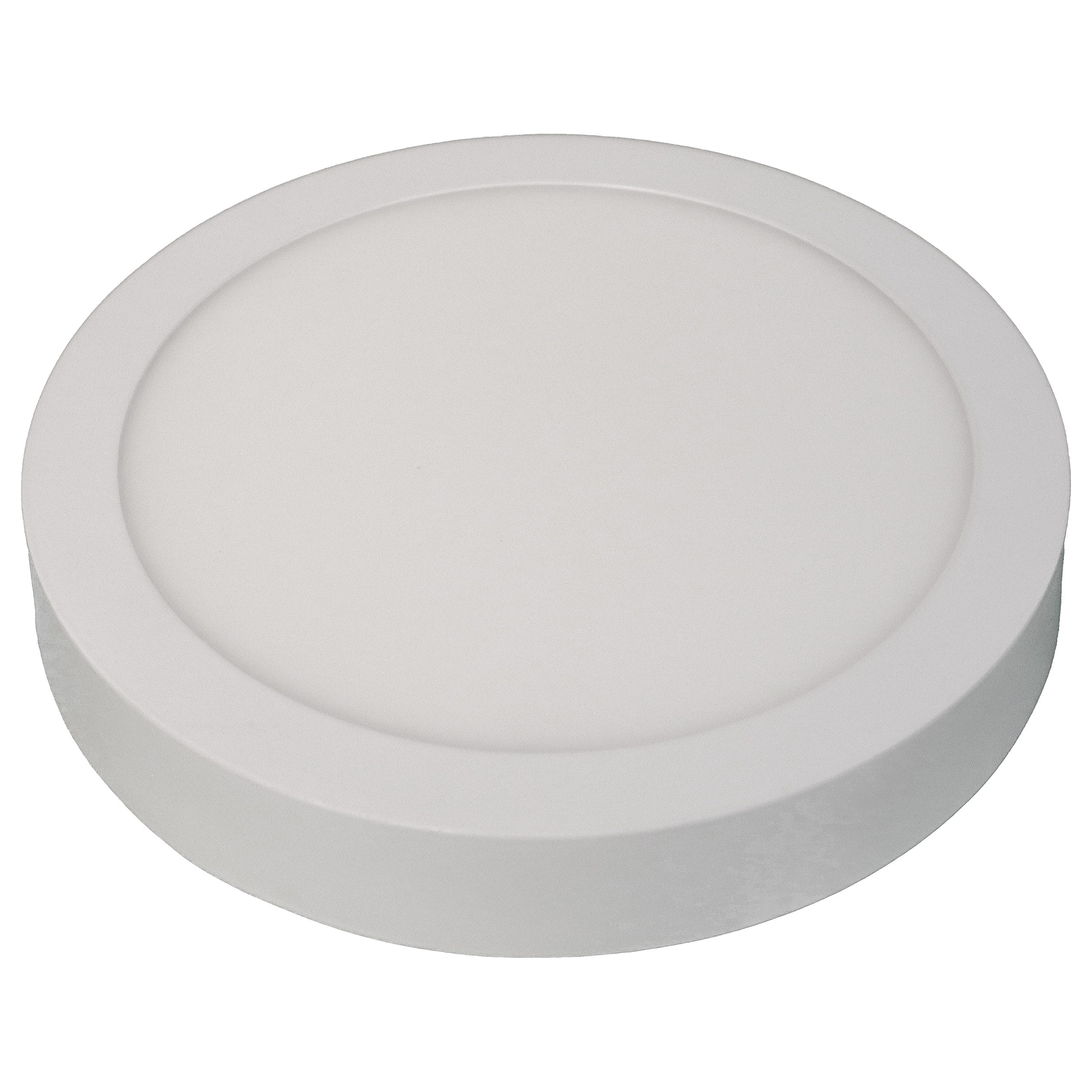 Roska 30W Round Surface-Mount LED Panel Light — Daylight 6500K (R-30RPS-DL)