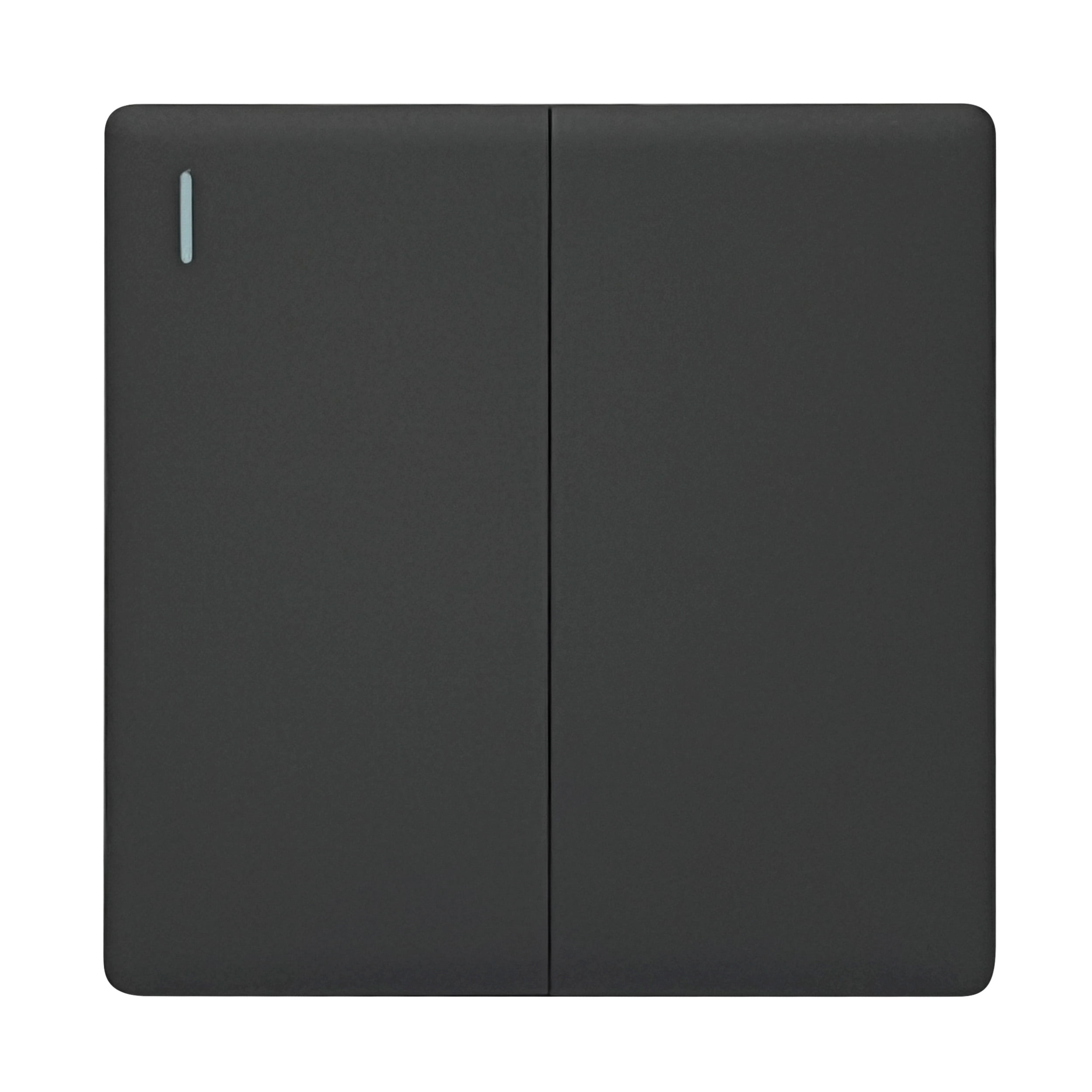 Admore 2 Gang 2 Way Switch — Elegant Soft Touch Grey (SB304)