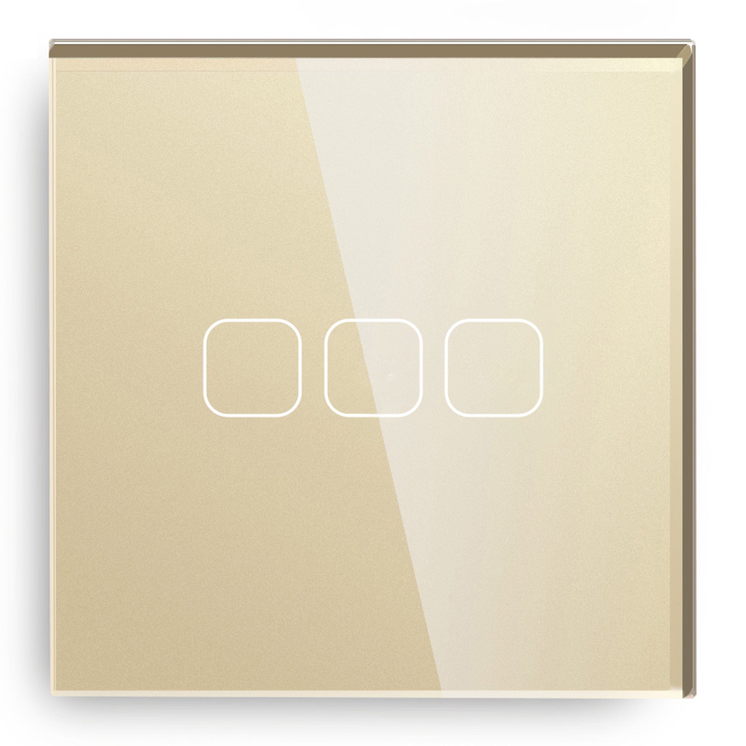 Admore 3-Gang Gold Zigbee Smart Touch Switch (SSW-003Z-G)