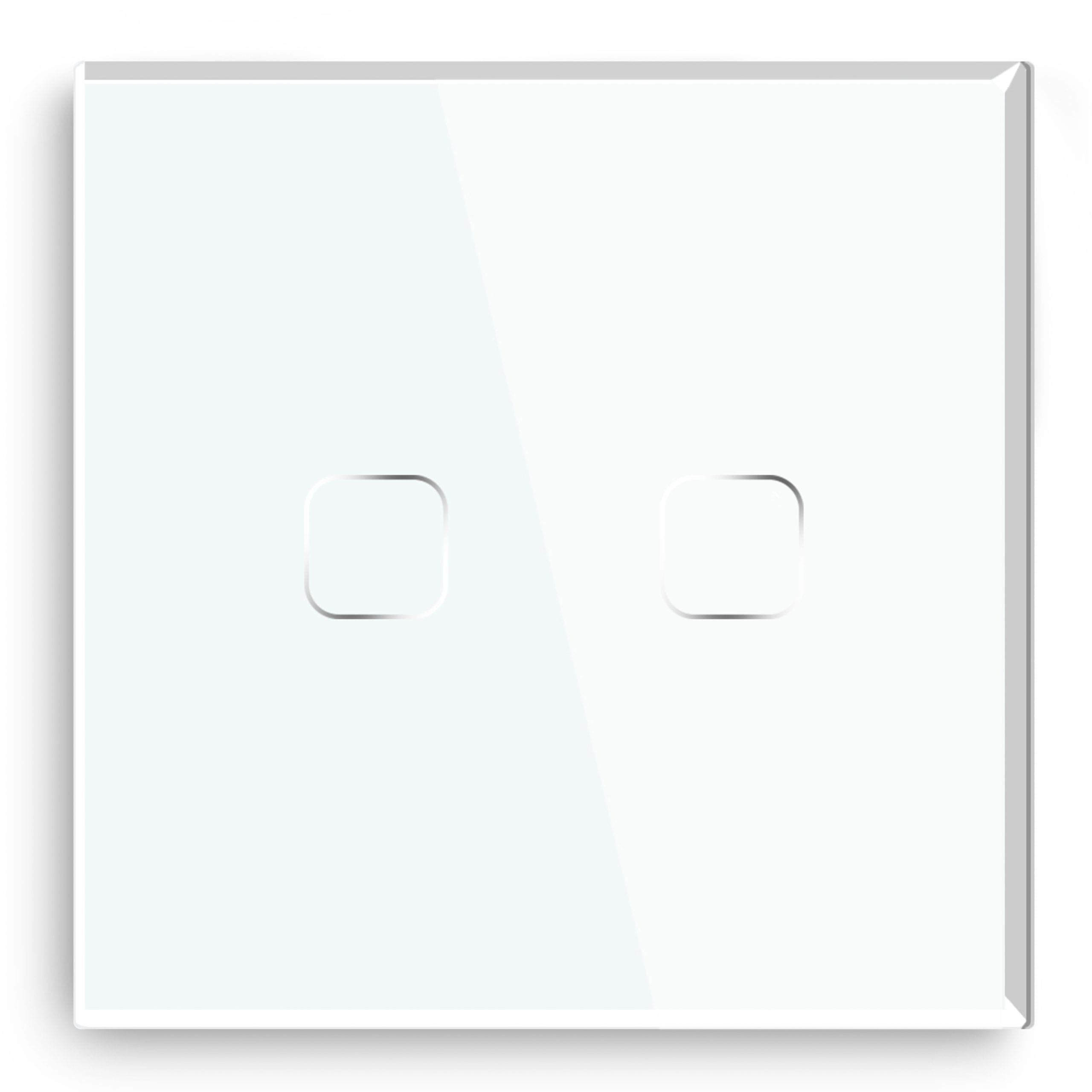 Admore 2-Gang White Zigbee Smart Touch Switch (SSW-002Z)