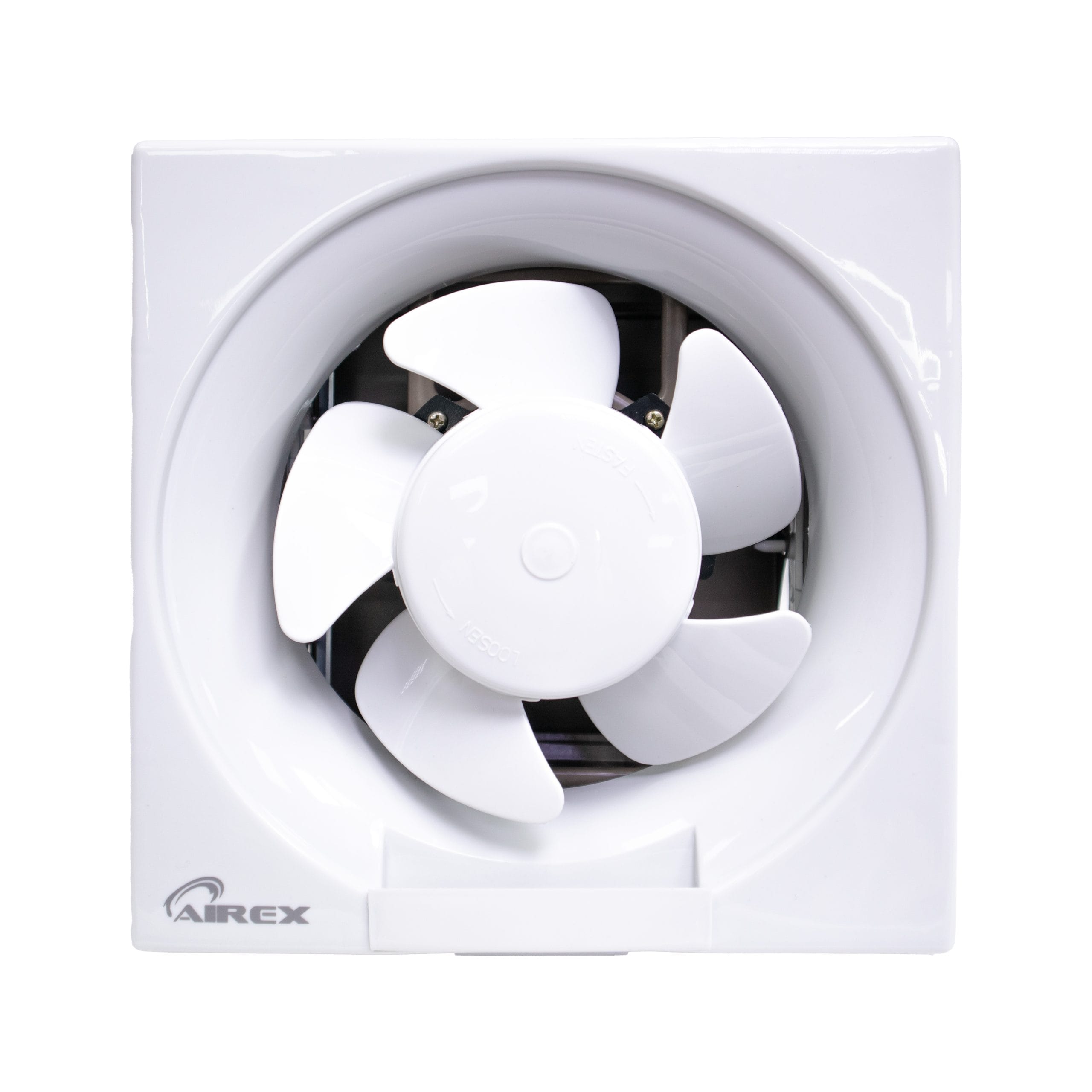 Airex 8" Square Wall Exhaust Fan — Metal Shutter, 307 CFM (XAU8)