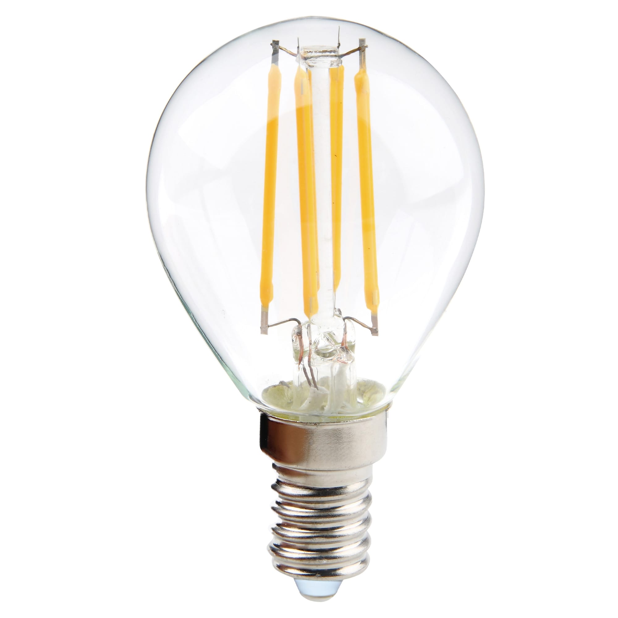 Roska 4W E14 G45 Clear Glass Filament Lamp — Warm White (R-G45E14)