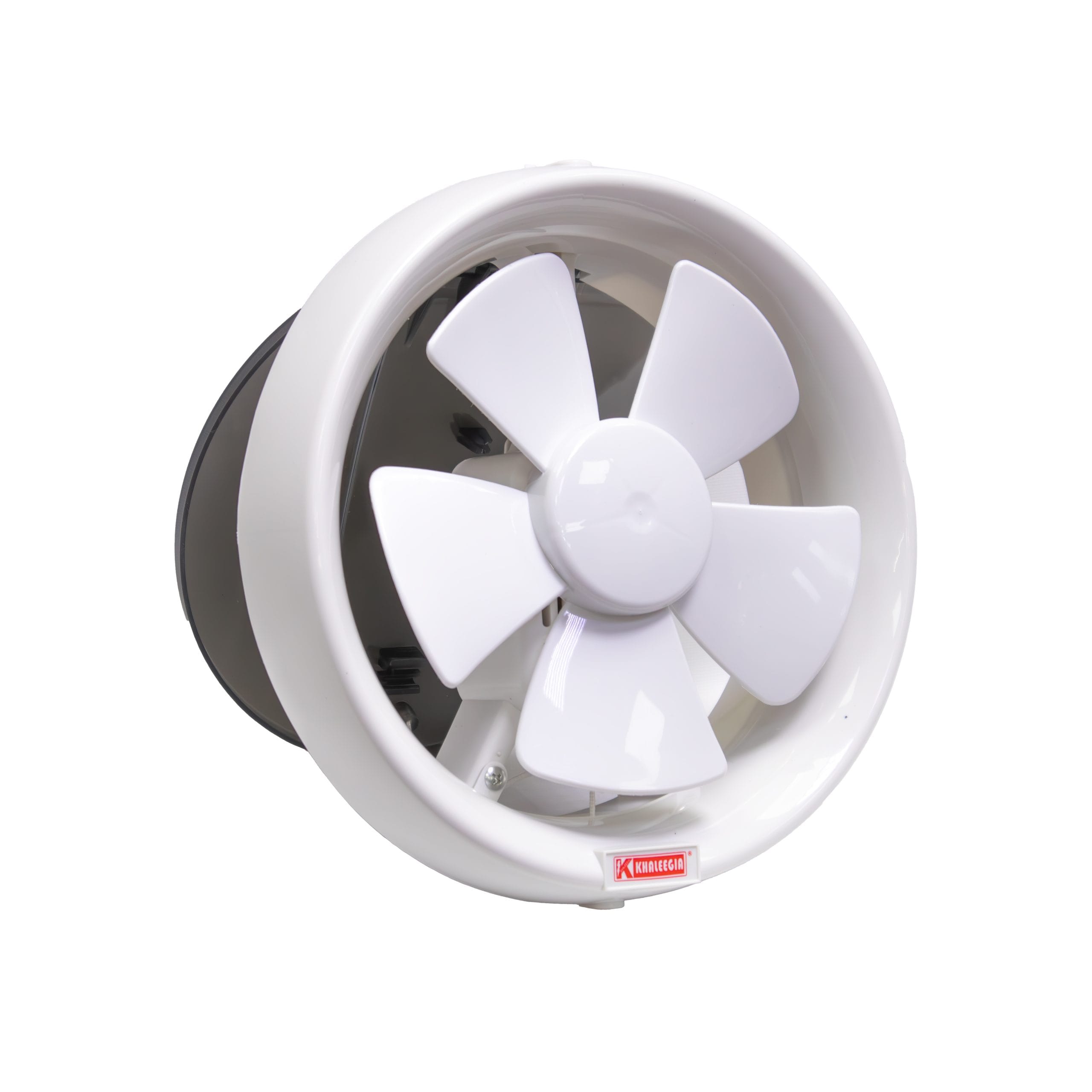 Khaleegia 6" Round Glass Exhaust Fan — Pull-String Shutter, 153 CFM (K-C6 Plus)