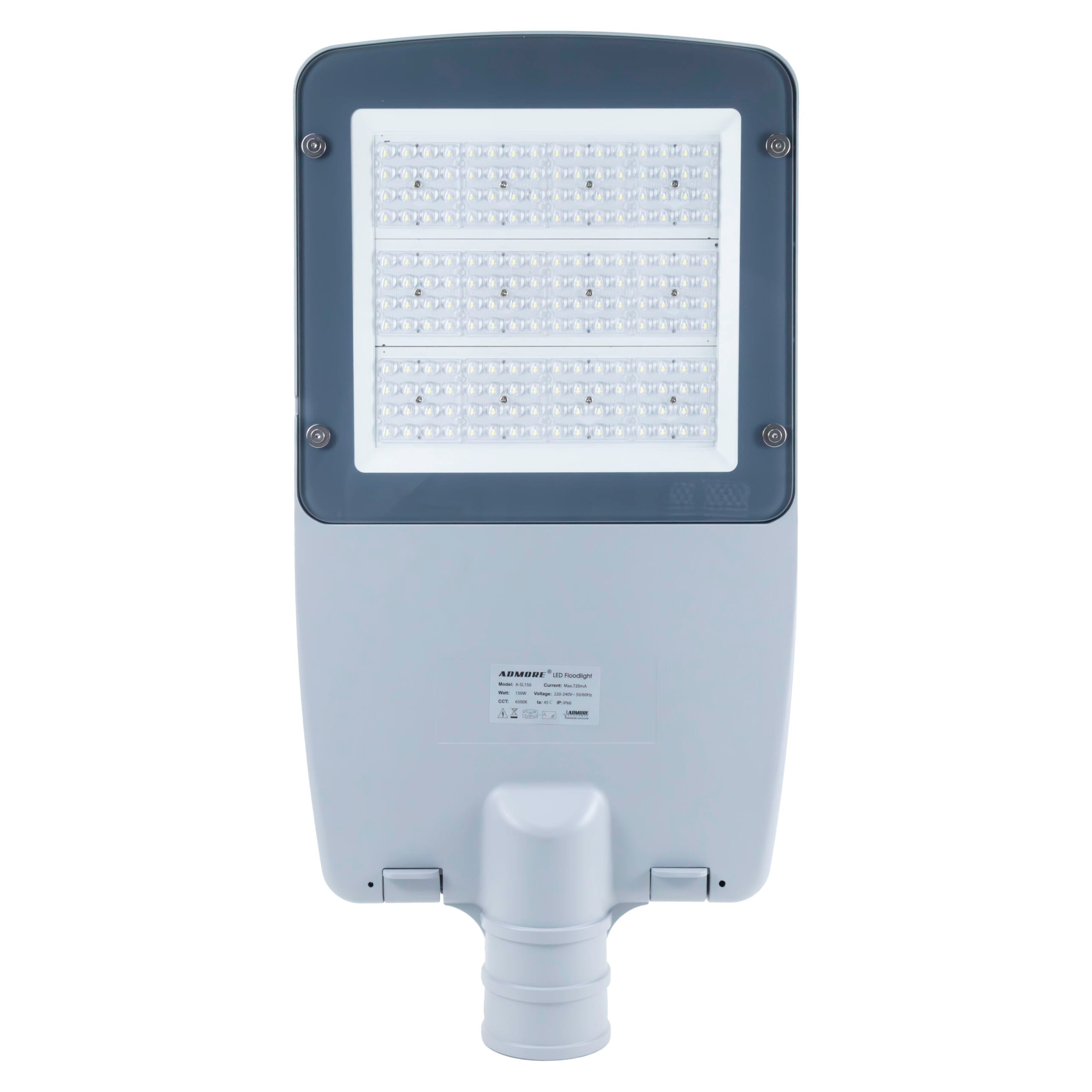 Admore 150W LED Street Light — Daylight 6500K, IP66 Pole-Mount (A-SL150)