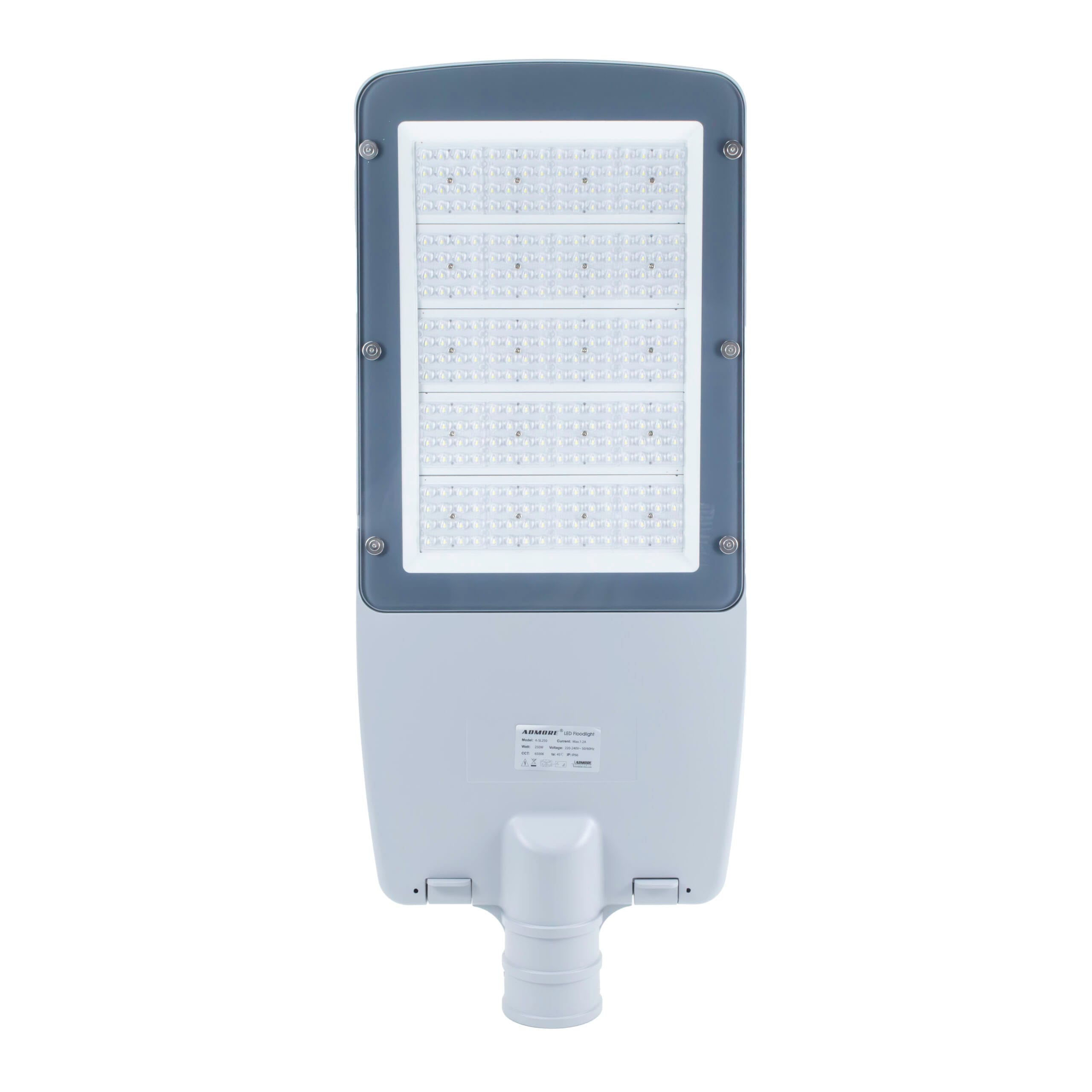 Admore 250W LED Street Light — Daylight 6500K, IP66 Pole-Mount (A-SL250)