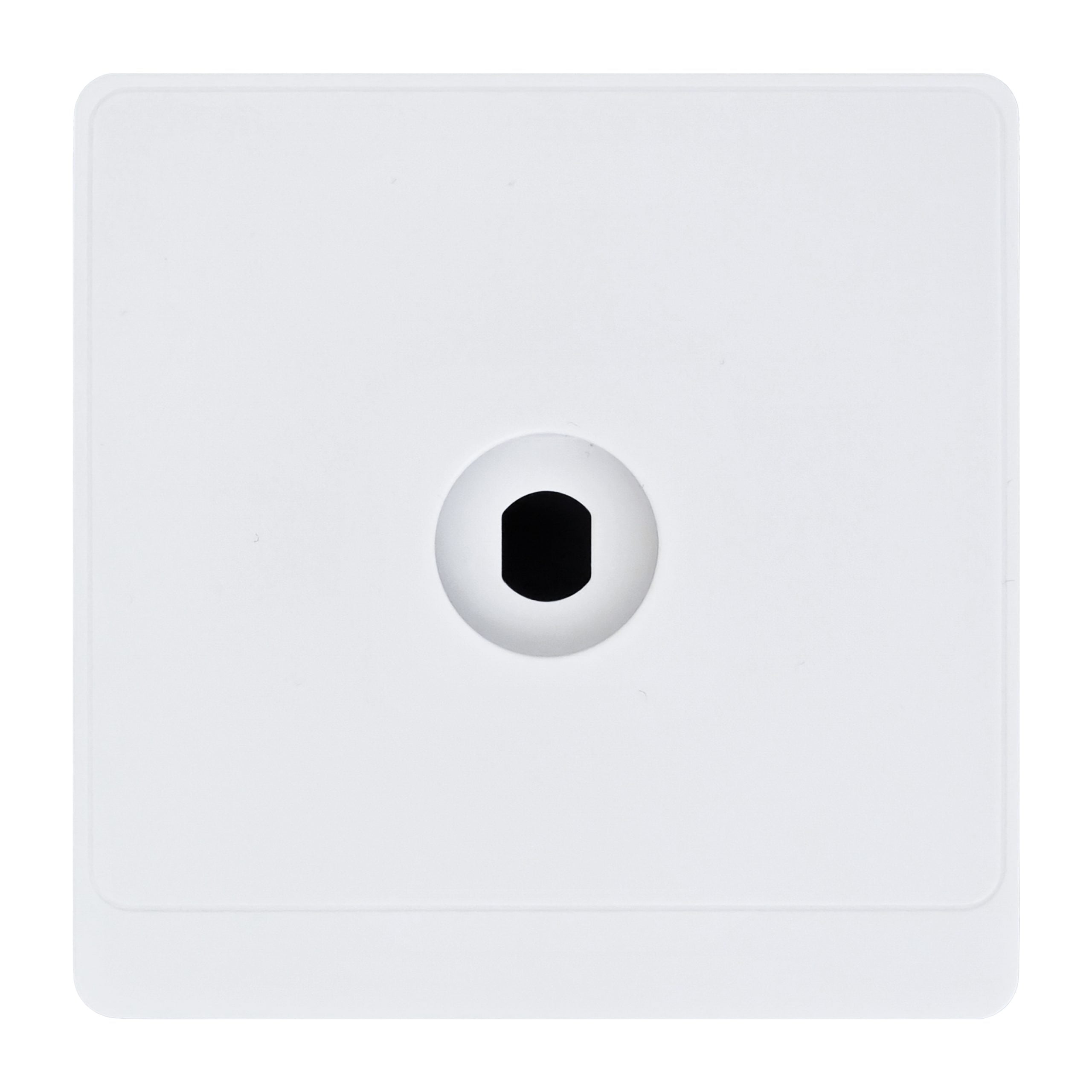 Admore 1 Gang 1-Hole Blank Plate — PC Classic Range White (P-W1H1)