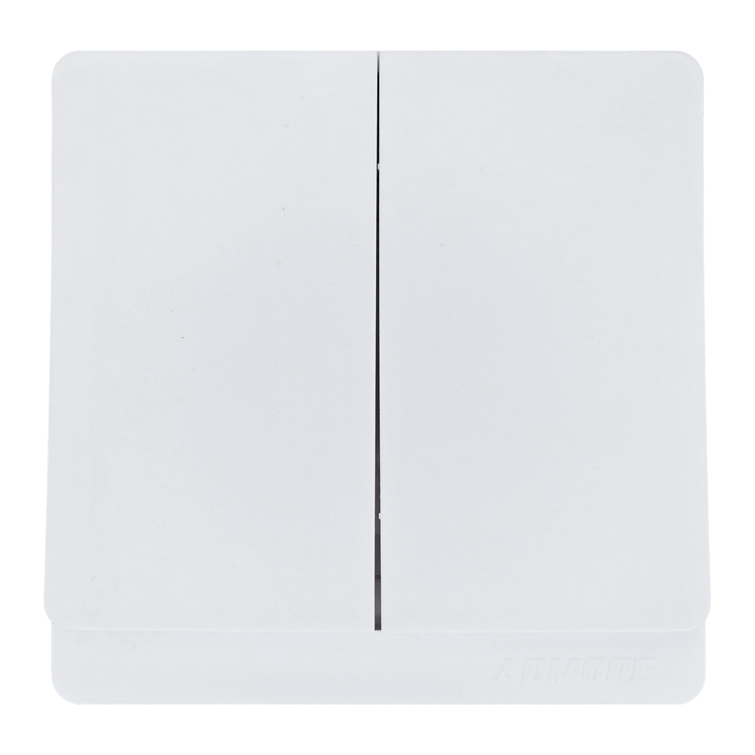 Admore 2 Gang 2 Way Switch — PC Classic Range White (P-W004)