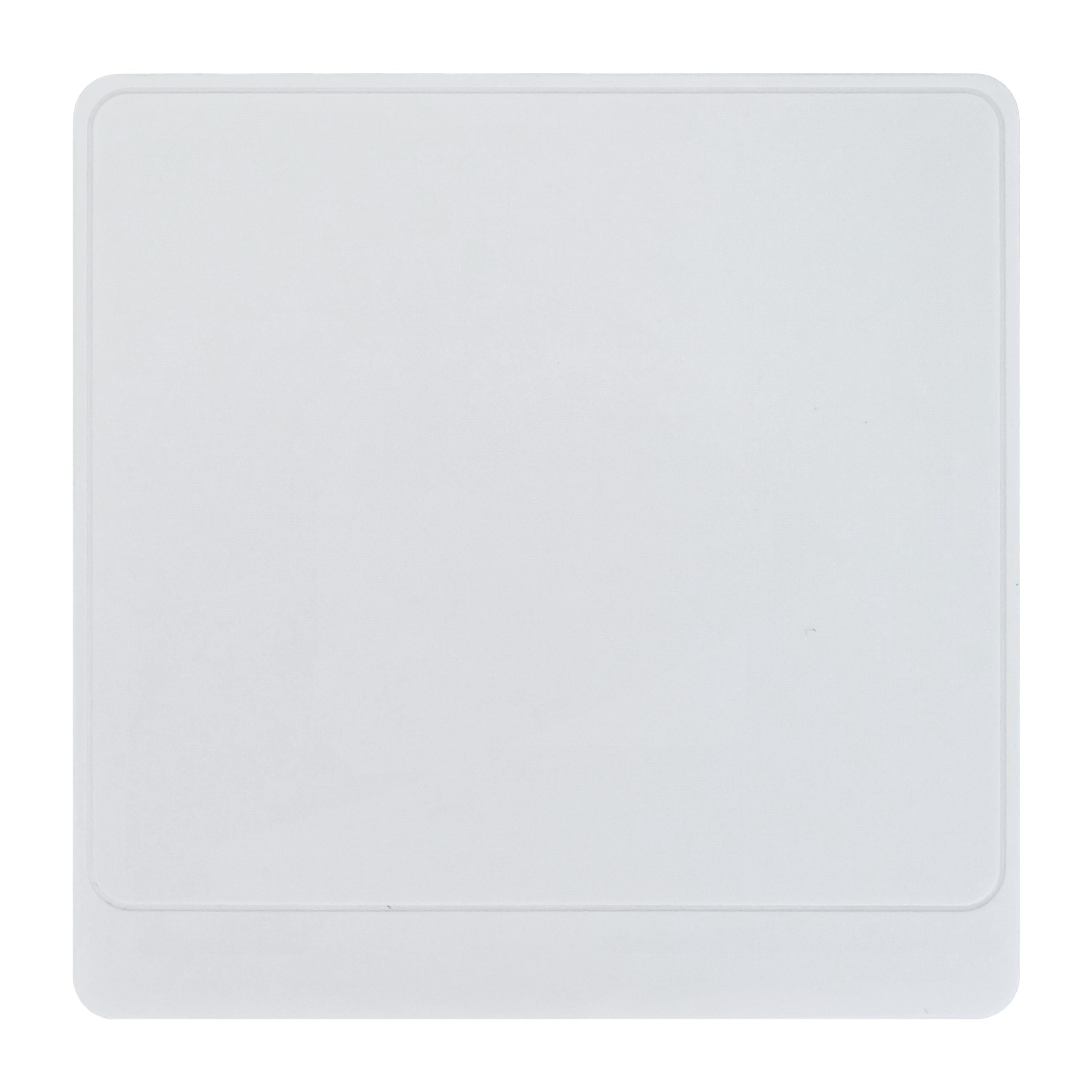 Admore 1 Gang Blank Plate (3x3) — PC Classic Range White (P-W401)