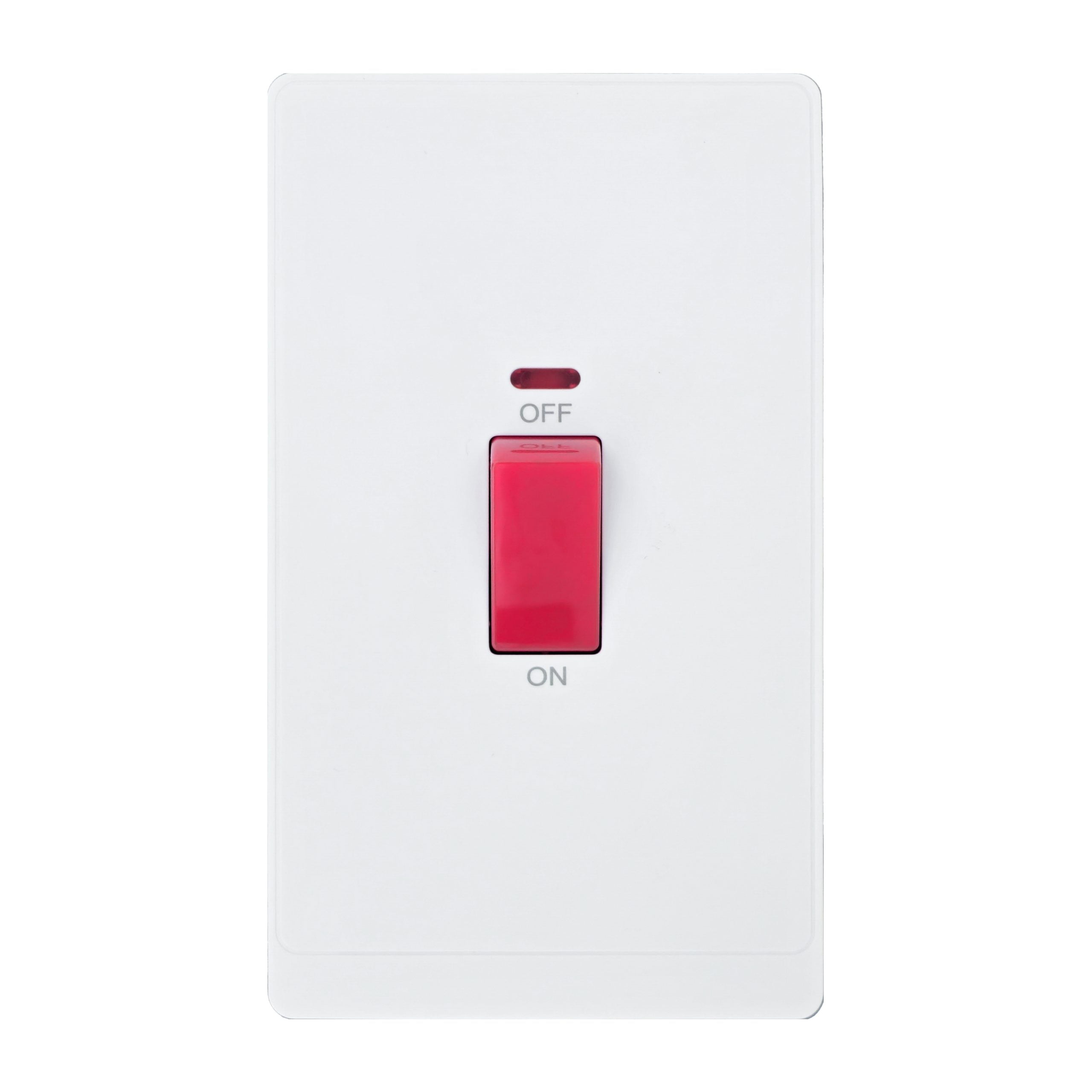 Admore 45A DP Switch (3x6) — PC Classic Range White (P-W029)